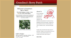 Desktop Screenshot of grandmasberrypatch.com
