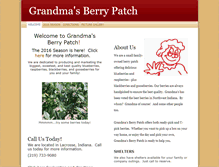 Tablet Screenshot of grandmasberrypatch.com